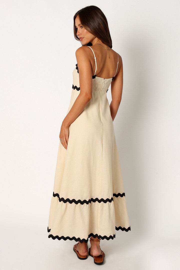 Levoire | Robe Longue Kapri En Contraste