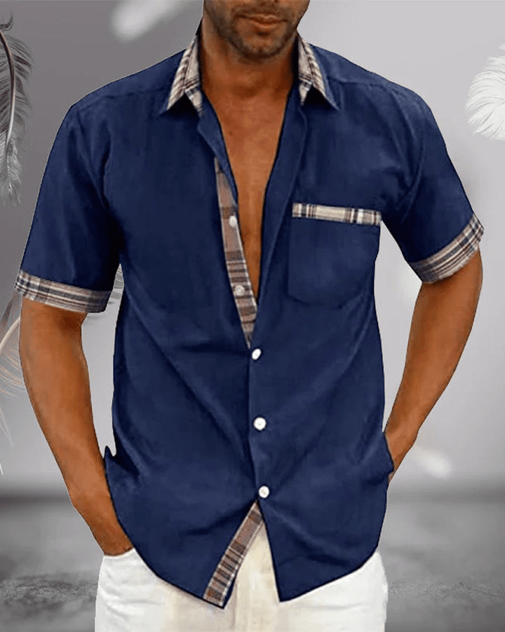 Levoire | Chemise pour hommes élégante et confortable Bleu marine
