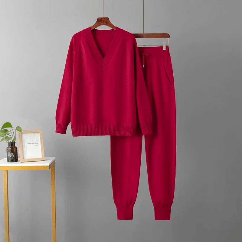 Levoire | Ensemble Décontracté Luxe Femme Rot