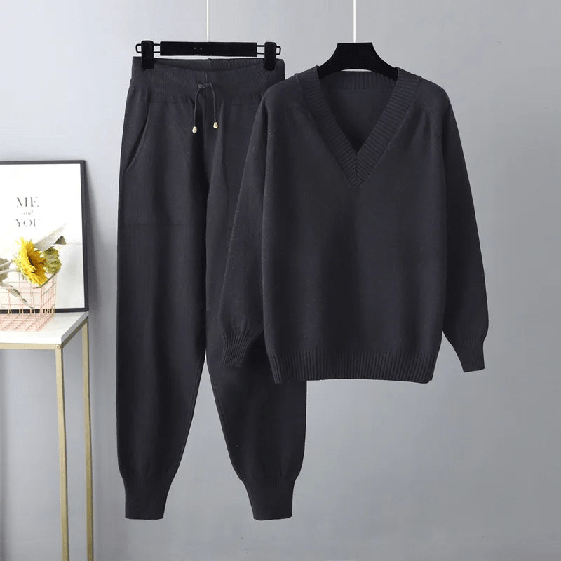 Levoire | Ensemble Décontracté Luxe Femme Noir