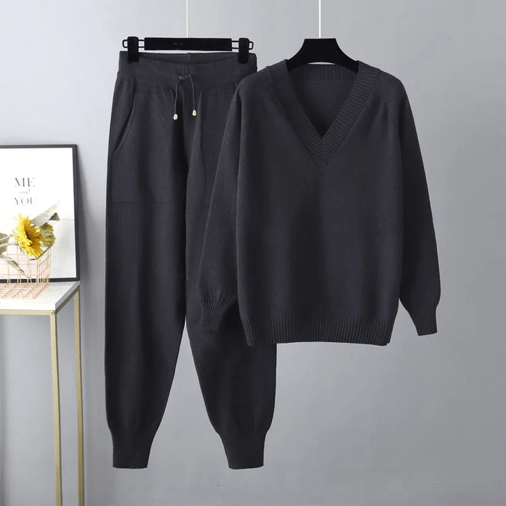 Levoire | Ensemble Décontracté Luxe Femme Noir