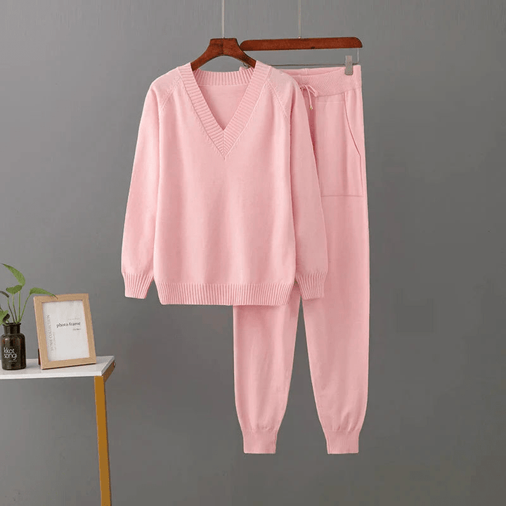 Levoire | Ensemble Décontracté Luxe Femme Rosa