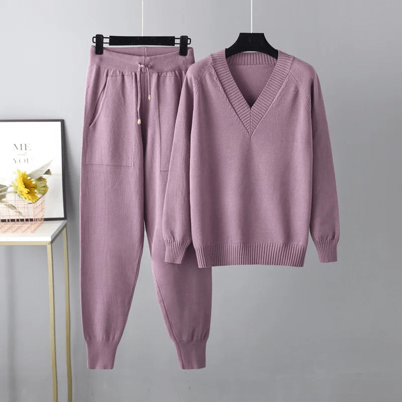 Levoire | Ensemble Décontracté Luxe Femme Lilas