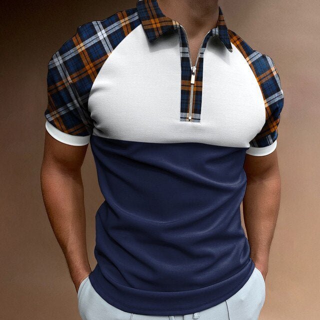 Levoire | Chemise Classique Carrés bleus