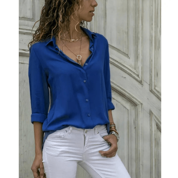 Levoire | Débardeur chic tissu léger femme Bleu