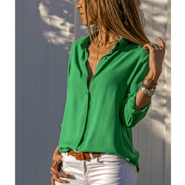 Levoire | Débardeur chic tissu léger femme Vert
