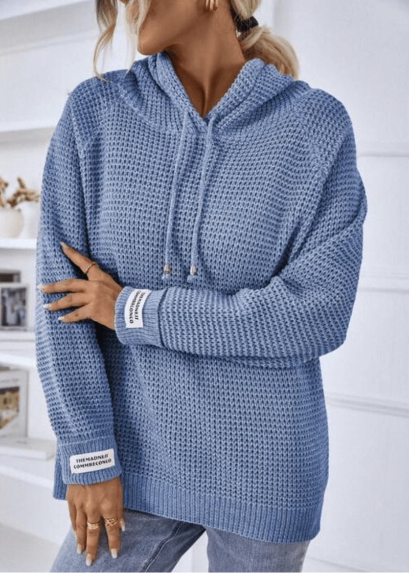 Levoire | Veste Tricot Femme Boutons Confort Tendance Bleu