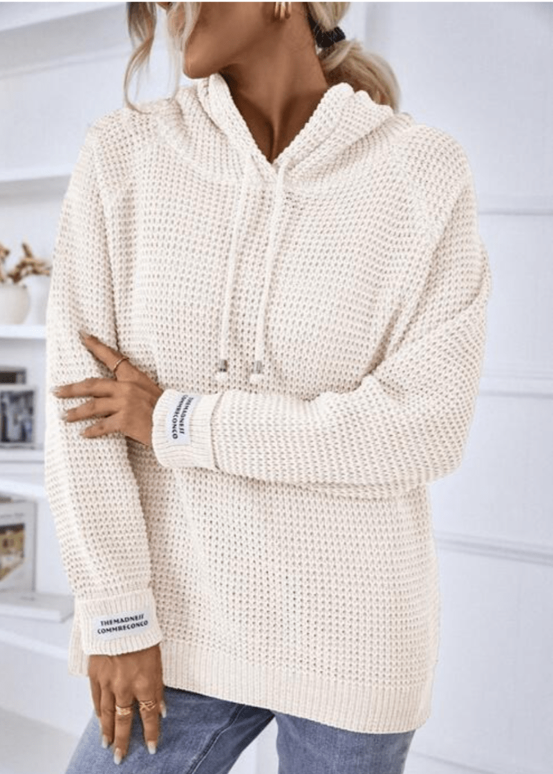 Levoire | Veste Tricot Femme Boutons Confort Tendance Blanc