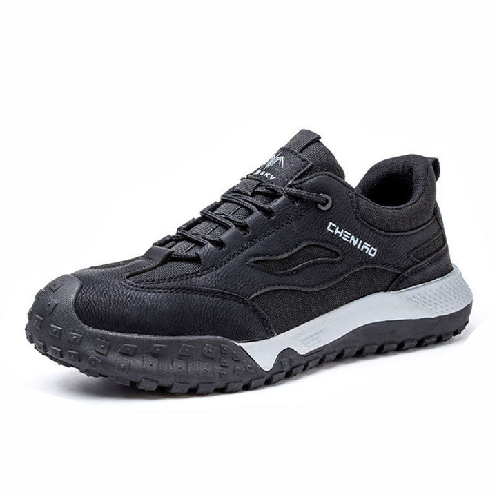 Levoire | Légers Et Respirants Chaussures De Sécurité Noir - Cuir