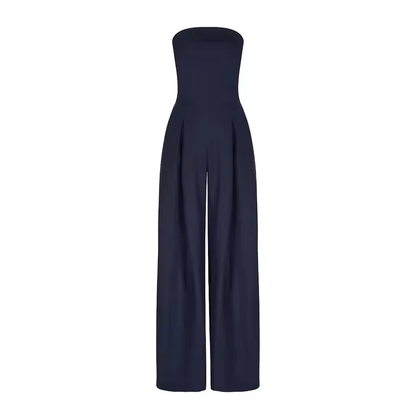 Levoire | Combinaison élégante sans manches pour femme, jambes larges, design intemporel