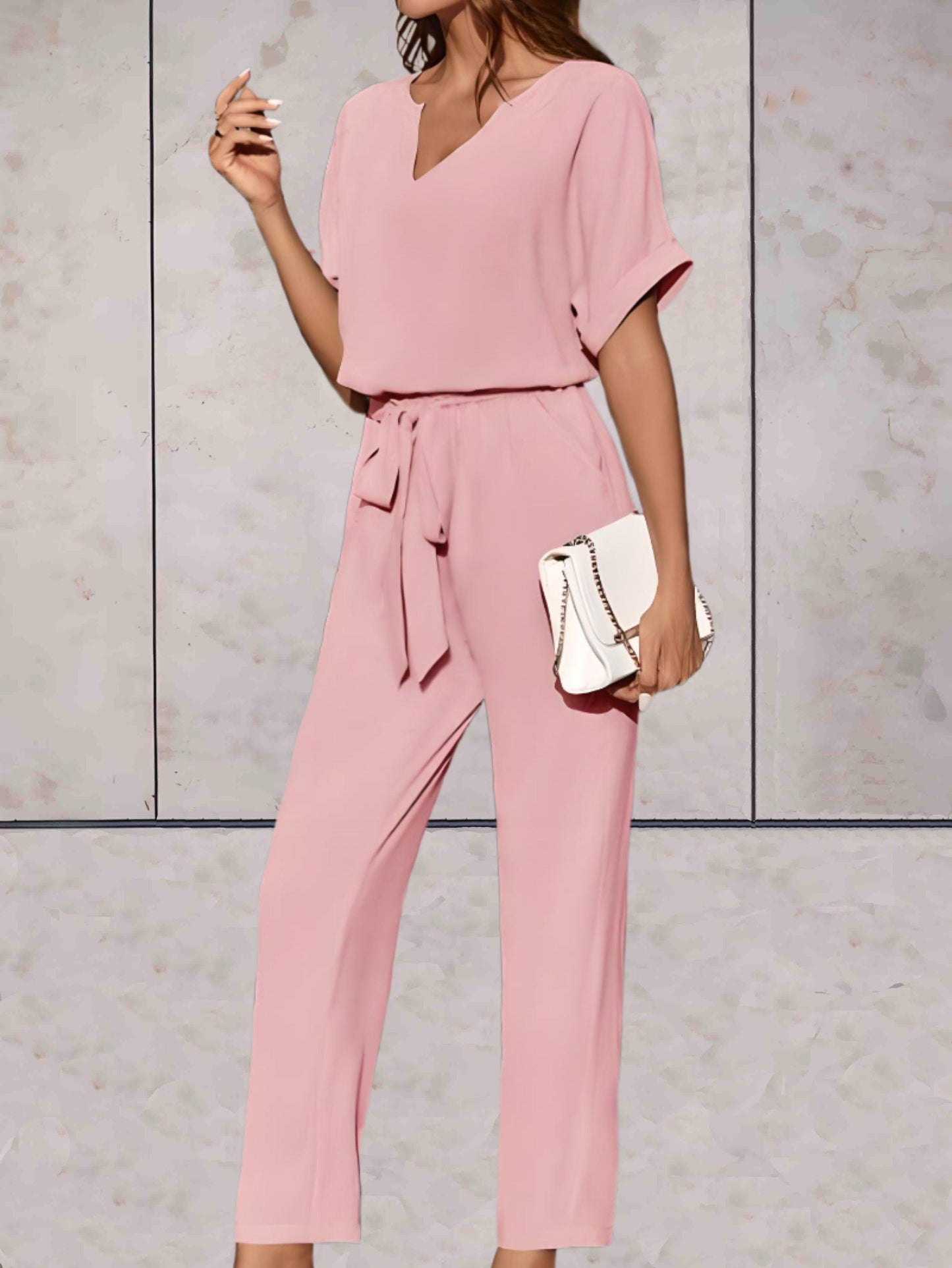 Levoire | Ensemble Sobre Élégant Ceinturé