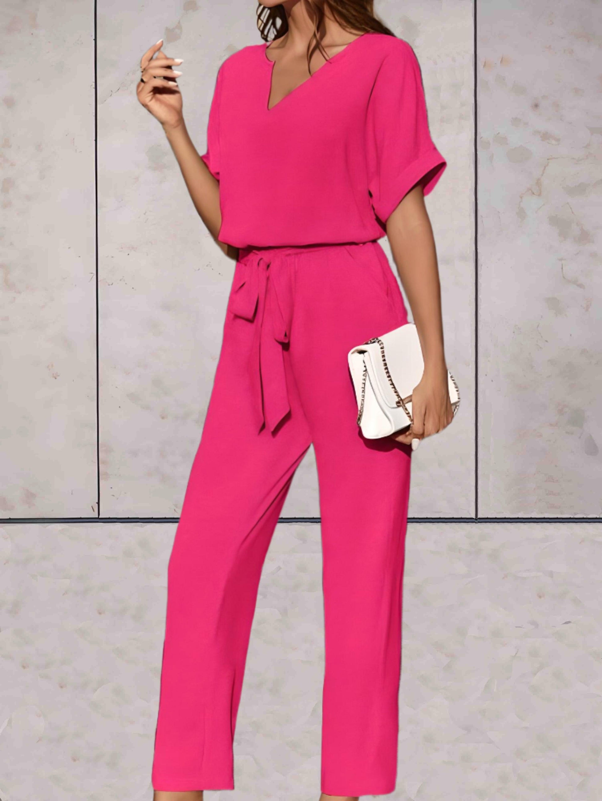 Levoire | Ensemble Sobre Élégant Ceinturé