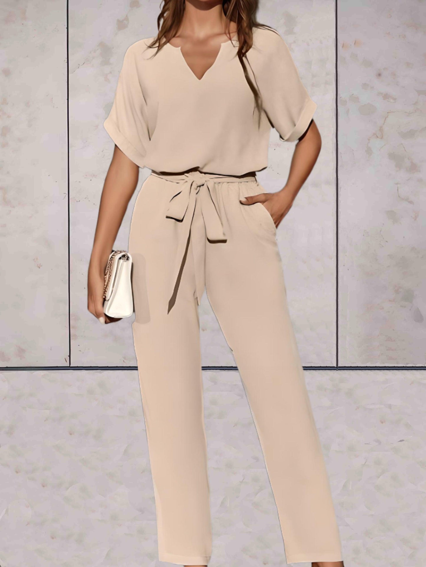 Levoire | Ensemble Sobre Élégant Ceinturé