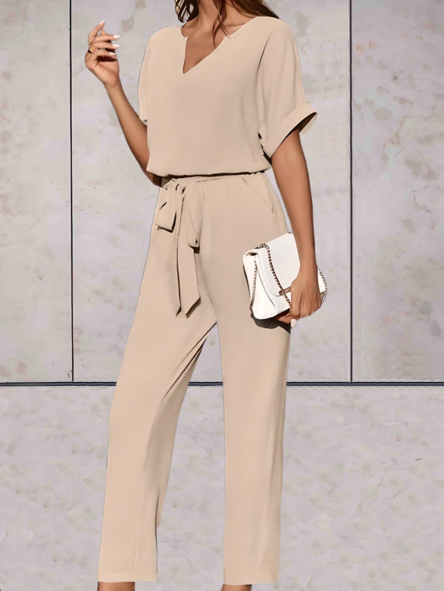 Levoire | Ensemble Sobre Élégant Ceinturé