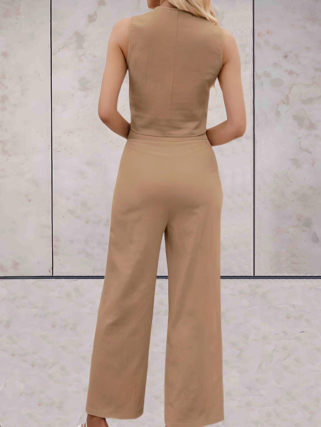 Levoire | Ensemble Sans Bretelles Haut Et Pantalon Ample
