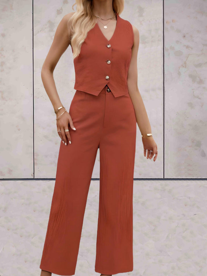 Levoire | Ensemble Sans Bretelles Haut Et Pantalon Ample