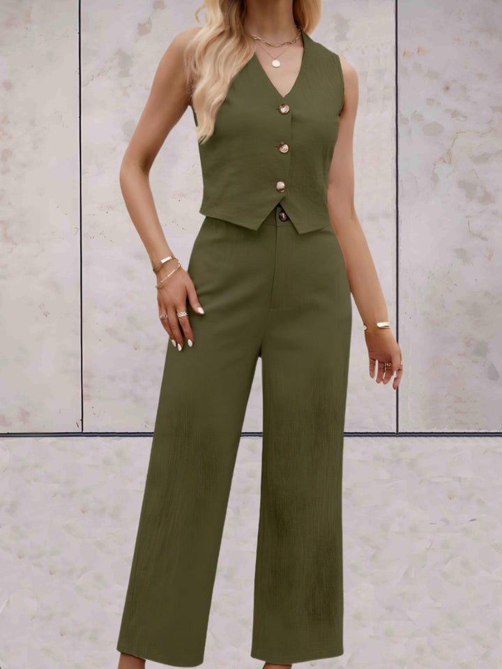 Levoire | Ensemble Sans Bretelles Haut Et Pantalon Ample