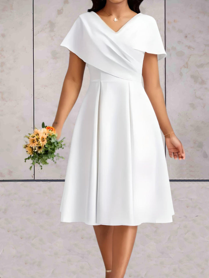 Levoire | Petite Robe Blanche Minimaliste Et Elegante Blanc Femme