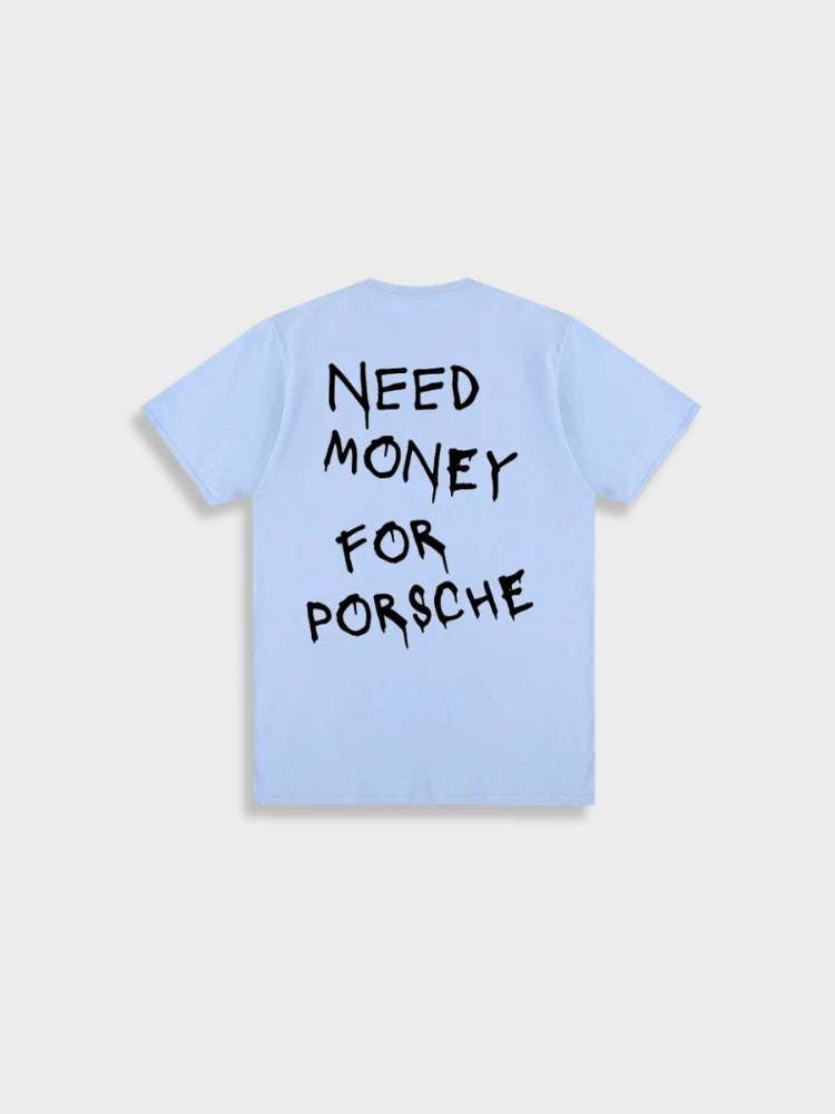 Levoire | T-Shirt Avec Impression De Collecte De Vin Pour Hommes Bleu