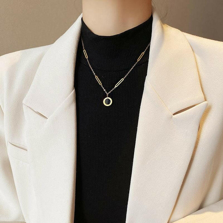 Levoire | Collier Élégant Avec Pendentif Rond