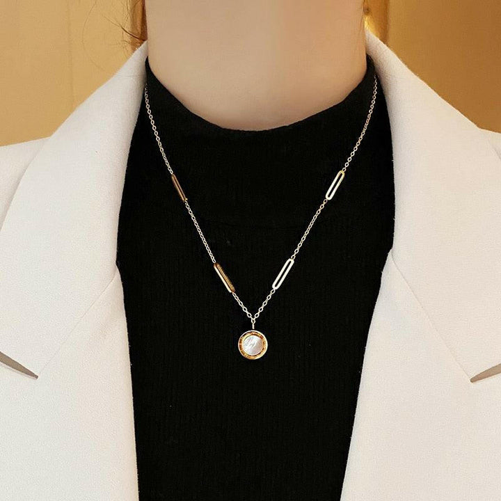 Levoire | Collier Élégant Avec Pendentif Rond