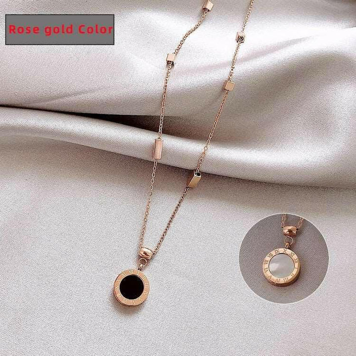 Levoire | Collier Élégant Avec Pendentif Rond Stil D