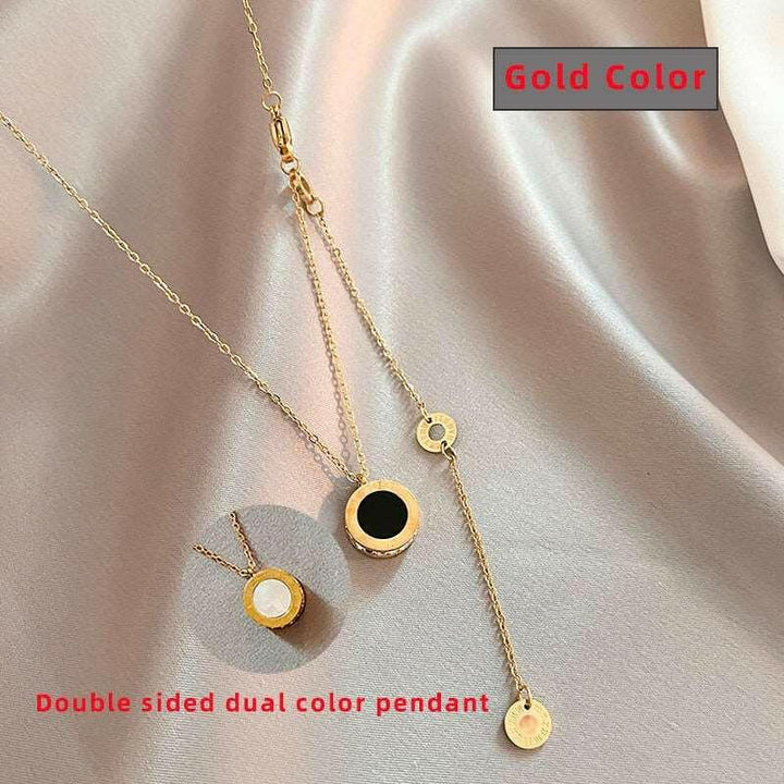 Levoire | Collier Élégant Avec Pendentif Rond Style E