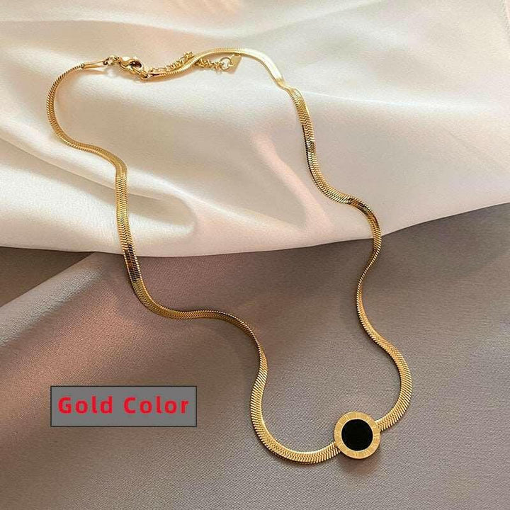 Levoire | Collier Élégant Avec Pendentif Rond Stil F
