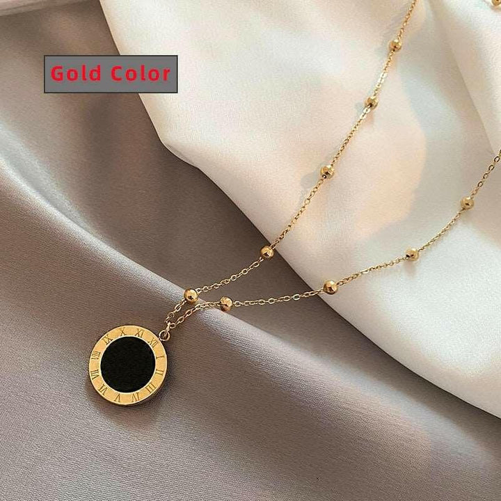 Levoire | Collier Élégant Avec Pendentif Rond Stil H