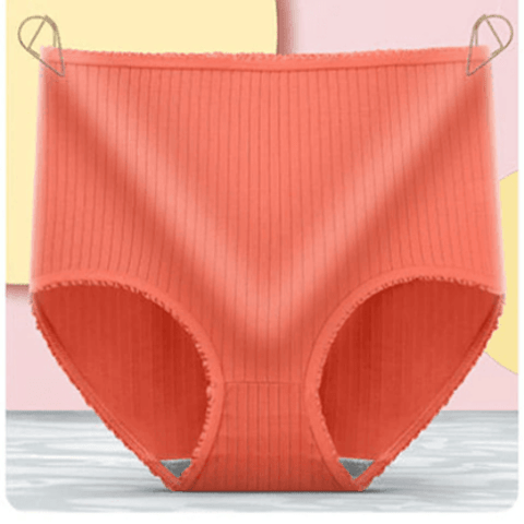 Levoire | Sous-Vêtements Soie Sans Fuite Orange (3 pièces)