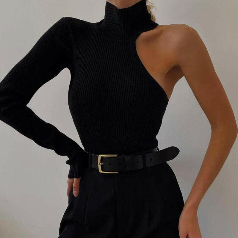 Levoire | Slim Fit Bodysuit Rippé Polyvalent & Élégant noir