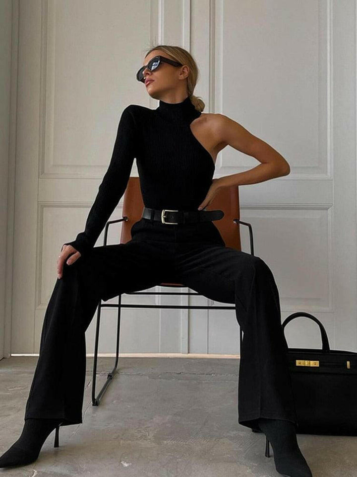 Levoire | Slim Fit Bodysuit Rippé Polyvalent & Élégant