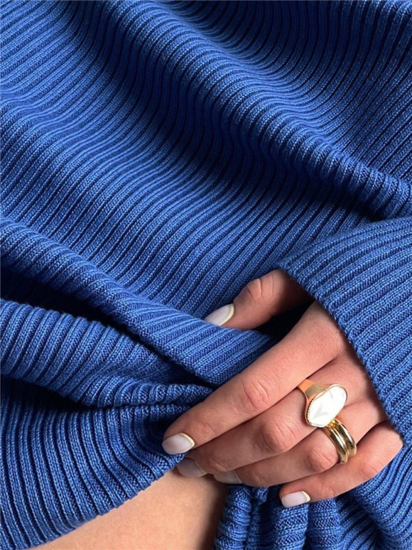 Levoire | Robe basique mode allround à manches longues slim tricotée