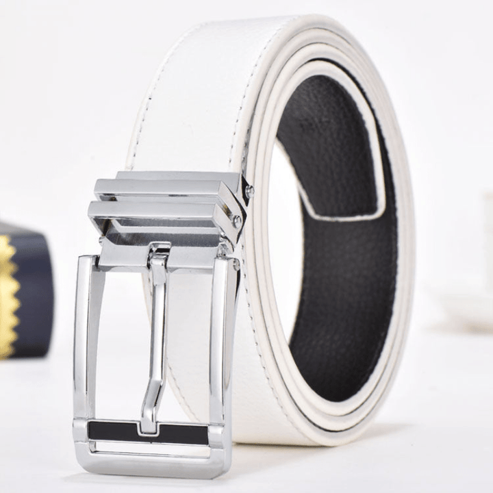 Levoire | Ceinture Élégante Durable Homme Blanc
