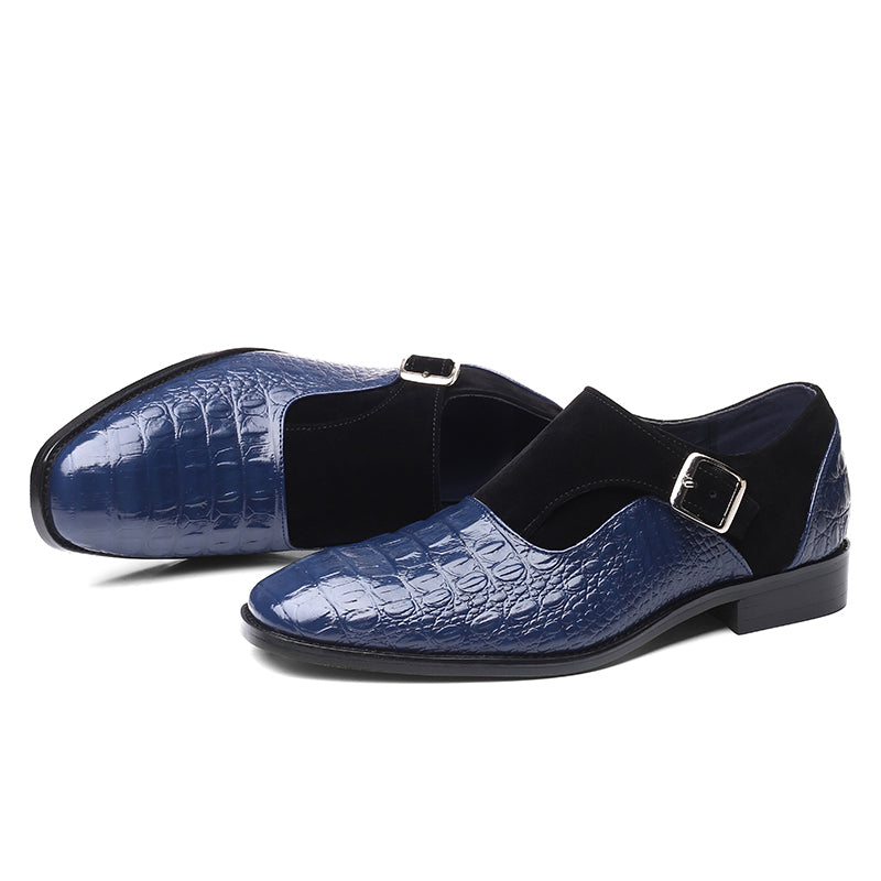 Levoire | Mocassins Bleus Élégants Pour Hommes