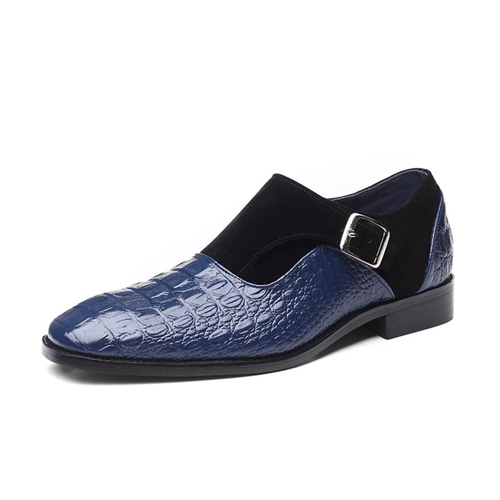 Levoire | Mocassins Bleus Élégants Pour Hommes 13.5
