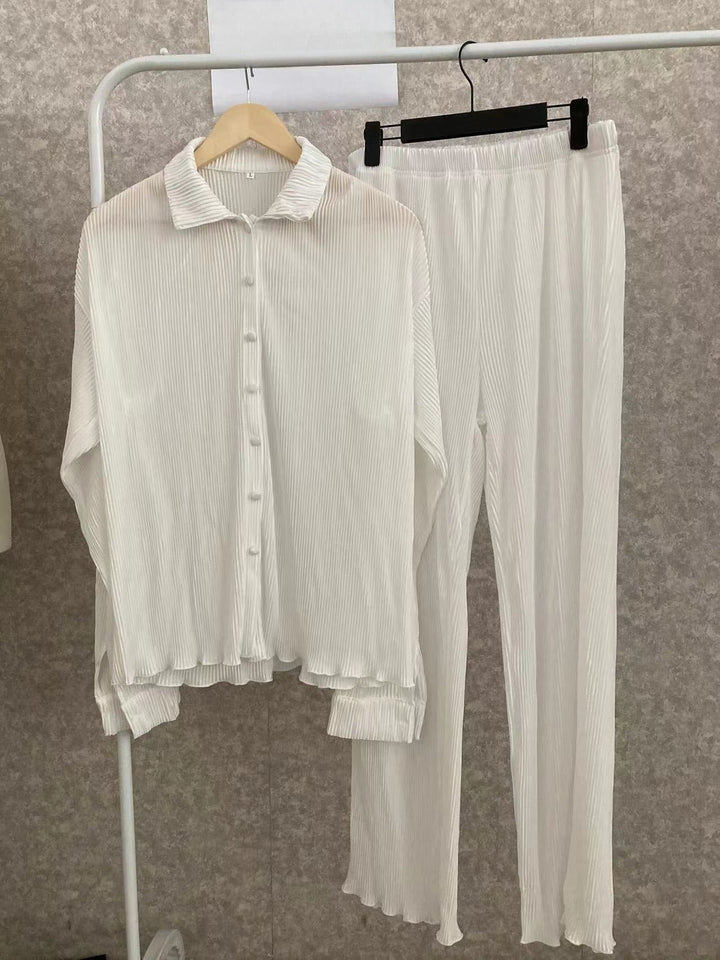 Levoire | Ensemble Lounge Avec Pantalons Larges Et Blouse