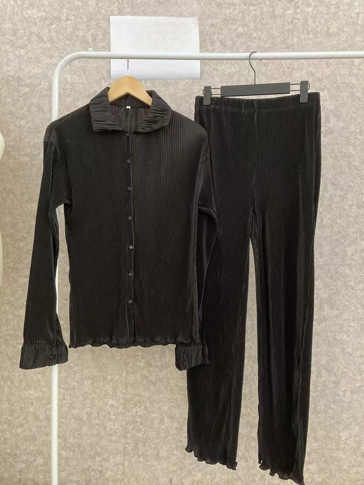 Levoire | Ensemble Lounge Avec Pantalons Larges Et Blouse