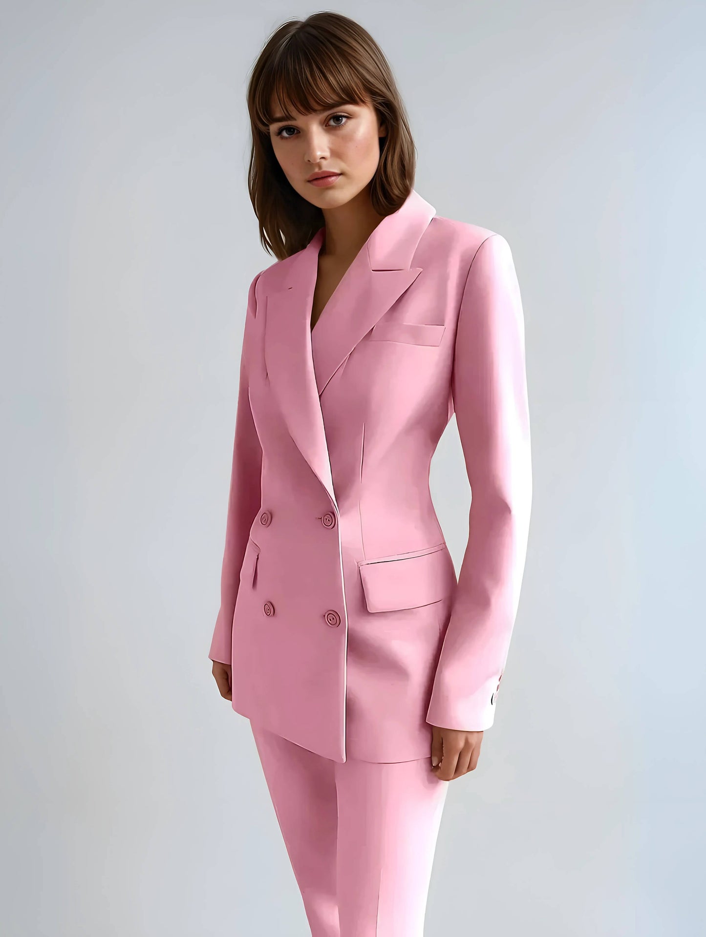 Levoire | Ensemble Blazer Et Pantalon Élégant Pour Femmes Rosa