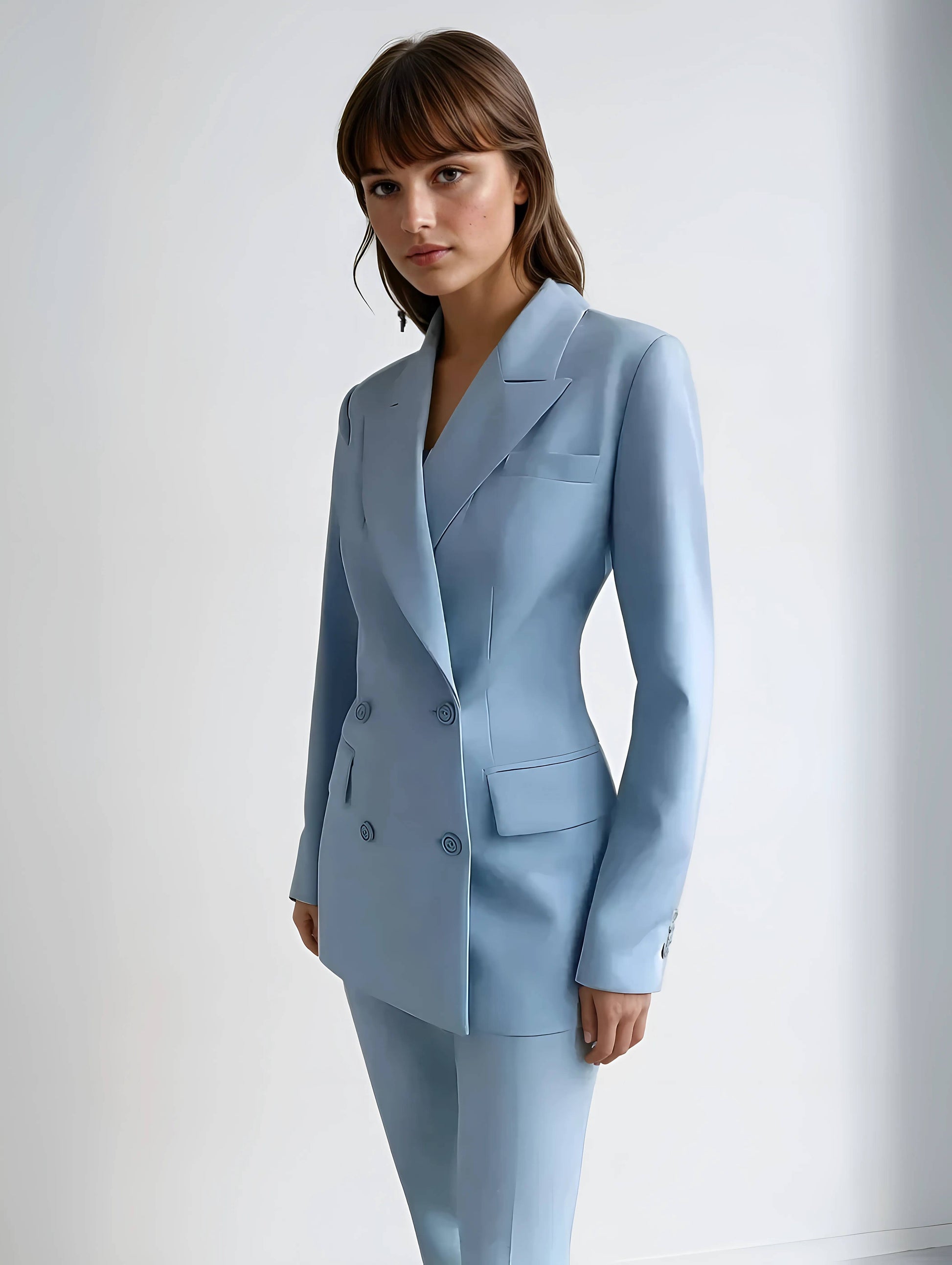 Levoire | Ensemble Blazer Et Pantalon Élégant Pour Femmes Bleu