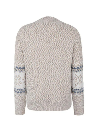 Levoire | Flocons De Neige Pull À Col Montant Jacquard
