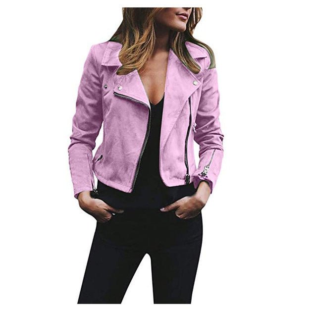 Levoire | Modern Veste En Cuir Rosa