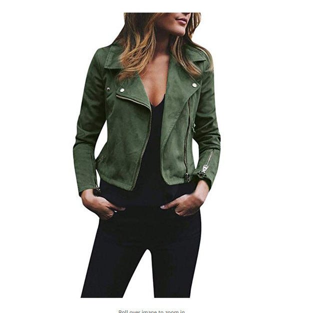 Levoire | Modern Veste En Cuir Vert