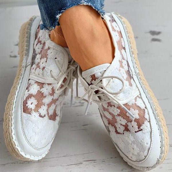 Levoire | Chaussures Élégantes Et Aérées À Motifs Floraux