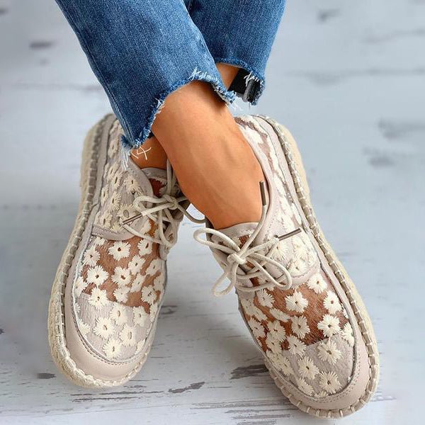 Levoire | Chaussures Élégantes Et Aérées À Motifs Floraux