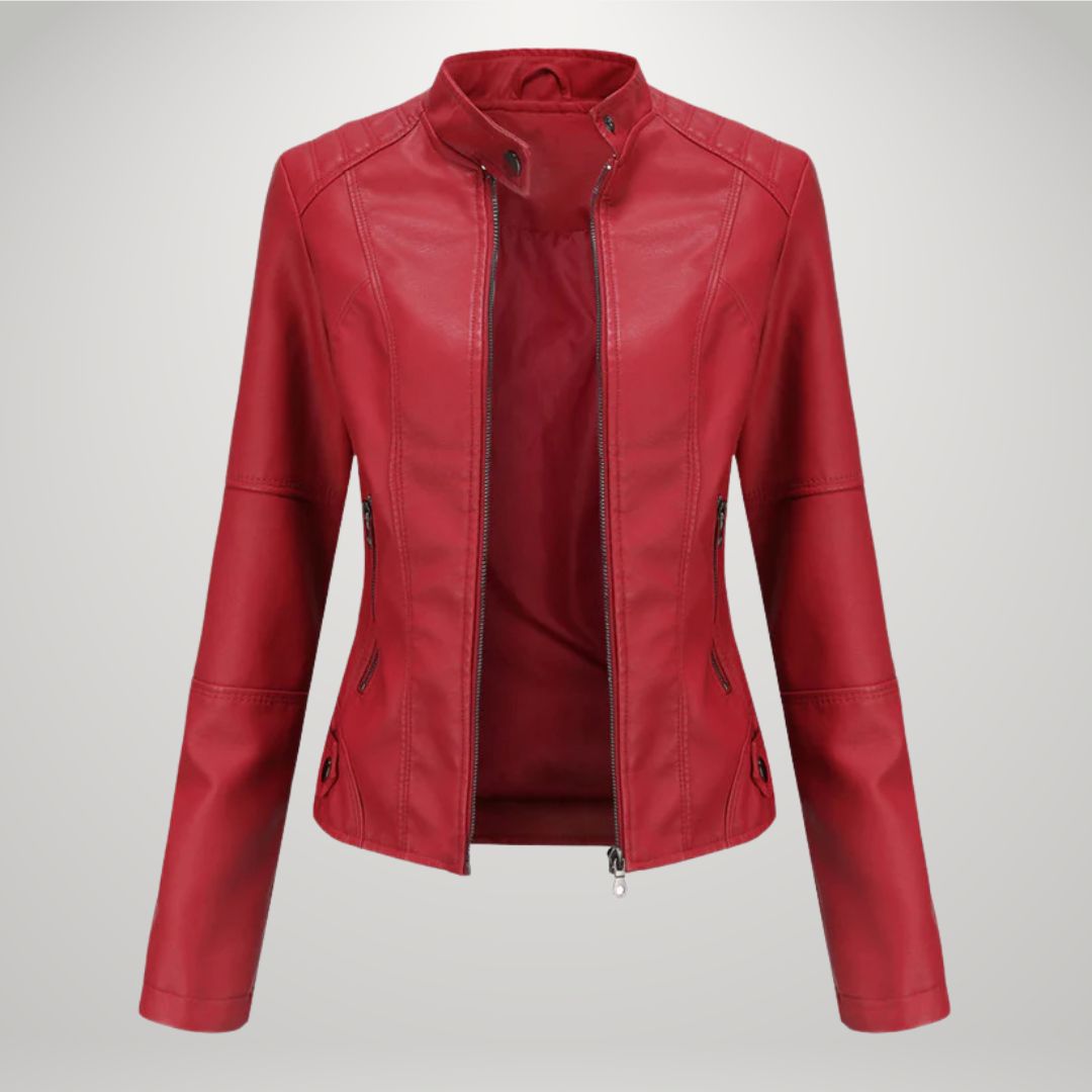 Levoire | Veste En Cuir Décontractée Rot