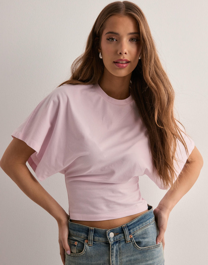 Levoire | T-Shirt À Manches Larges Tendance Rosa