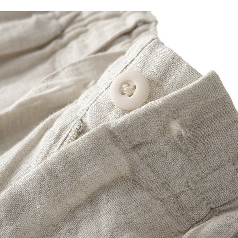Levoire | Chinos Ajustés En Lin