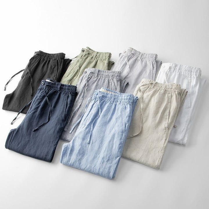 Levoire | Chinos Ajustés En Lin