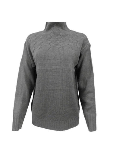 Levoire | Pull Col Roulé À Torsades Solide